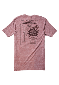 Postern T Shirt Burgundy Heather View 6