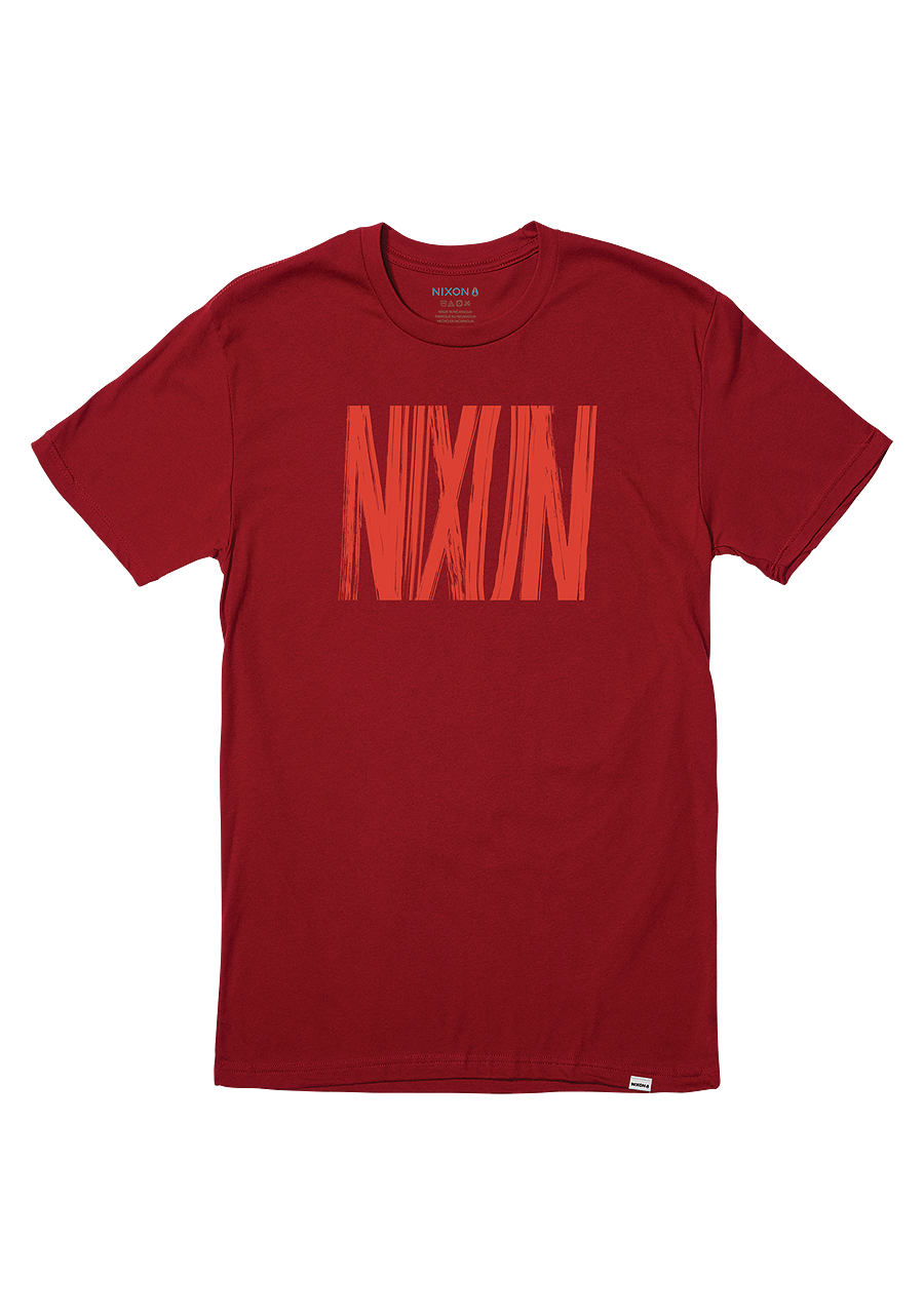 Bristle T Shirt Cardinal View 1