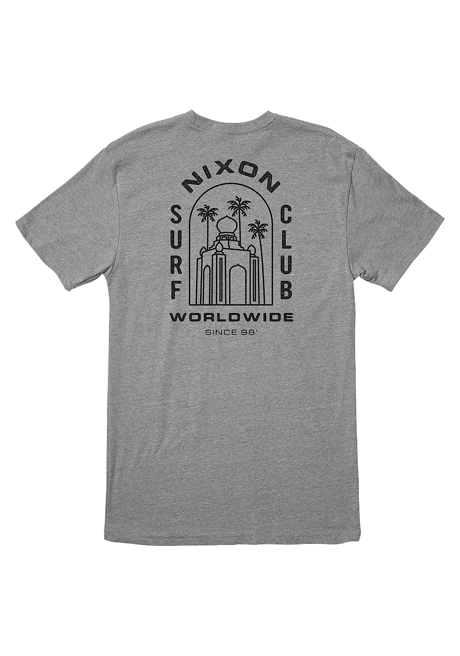 Temple T Shirt Dark Heather Gray View 6