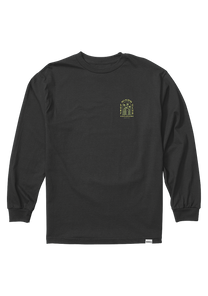 Temple Long Sleeve T Shirt Black View 3