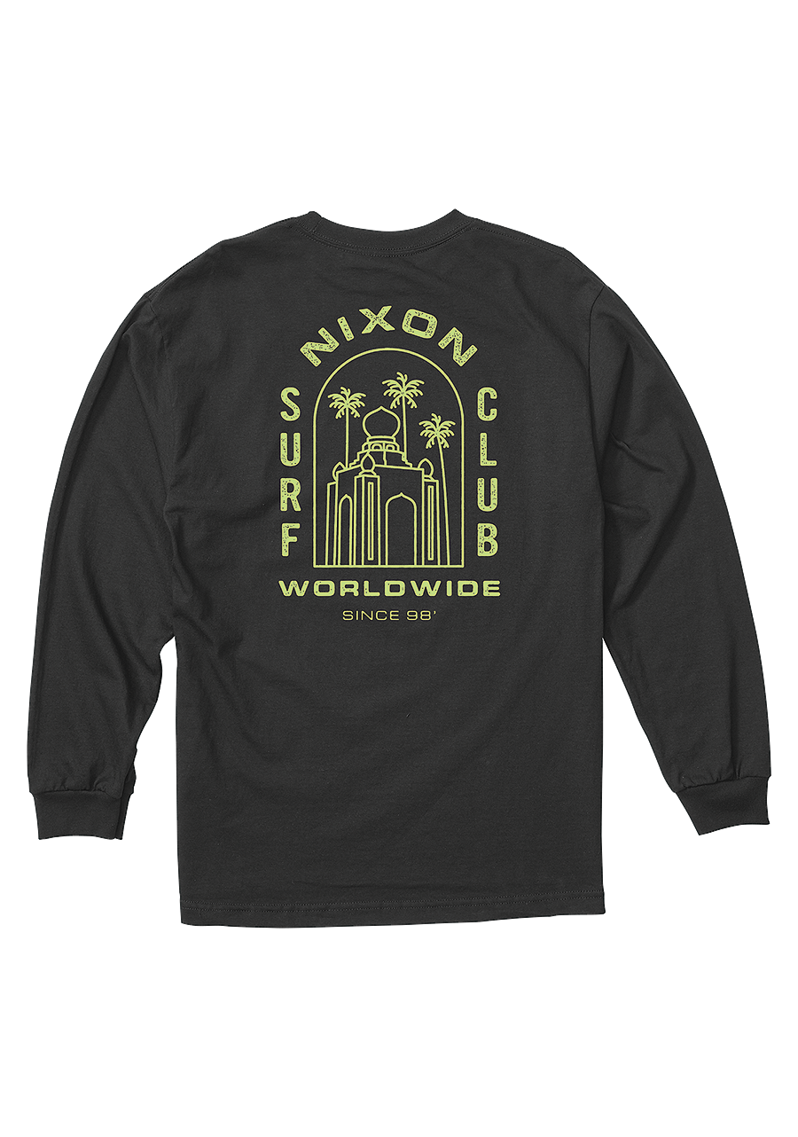 Temple Long Sleeve T Shirt Black View 6