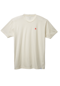 Sparrow - R S/S Tee Natural / Red Small View 1