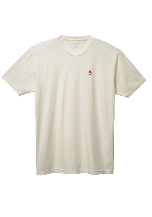Sparrow - R S/S Tee Natural / Red Small