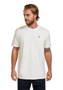 Sparrow - R S/S Tee Natural / Red Small View 3