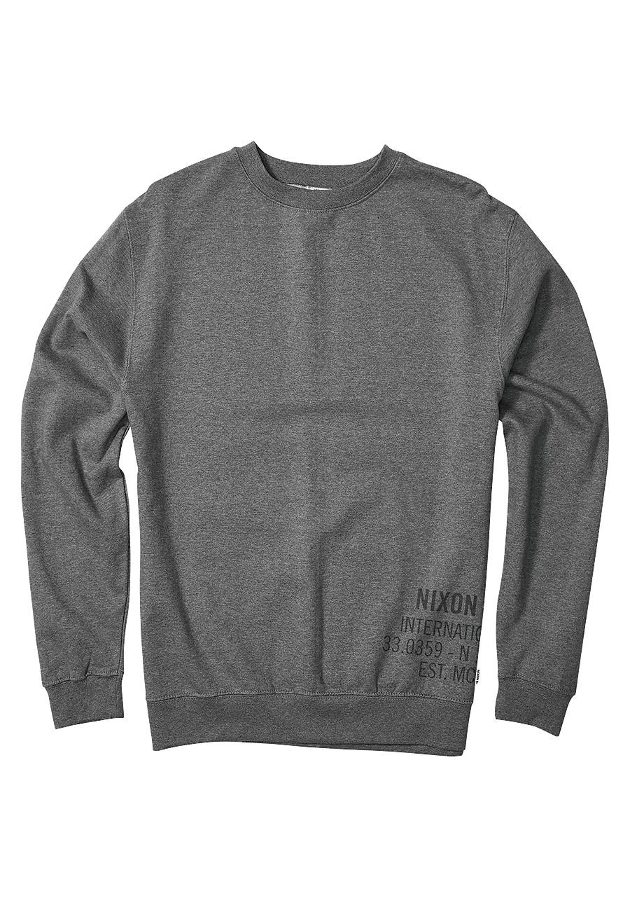 Shift Crew Sweatshirt Dark Heather Gray View 5