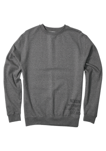 Shift Crew Sweatshirt Dark Heather Gray View 5