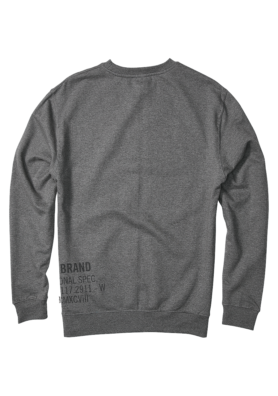 Shift Crew Sweatshirt Dark Heather Gray View 4