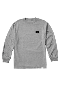Conquer Long Sleeve T Shirt Heather Gray View 2
