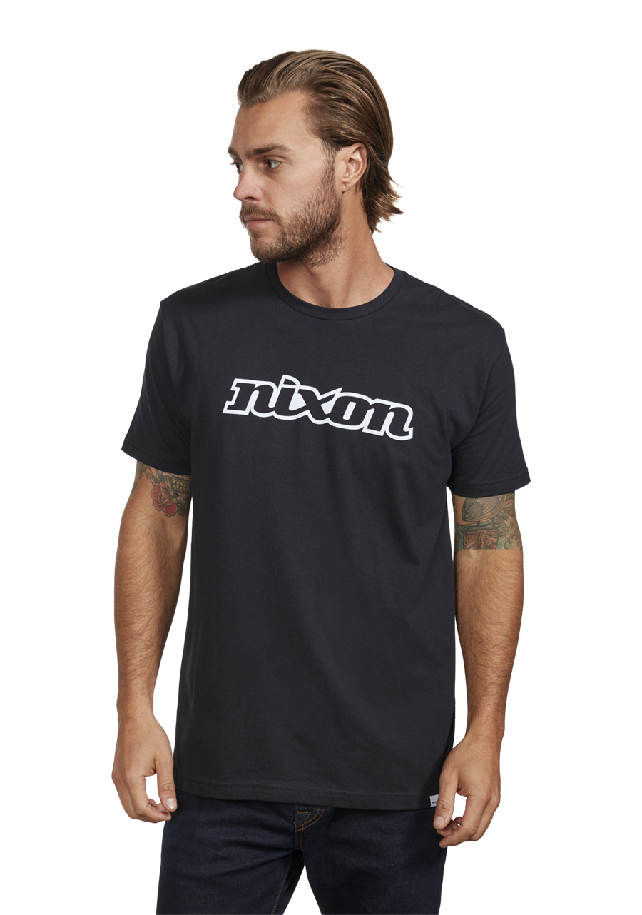 OG Script S/S Eco Tee Black / White Small View 3