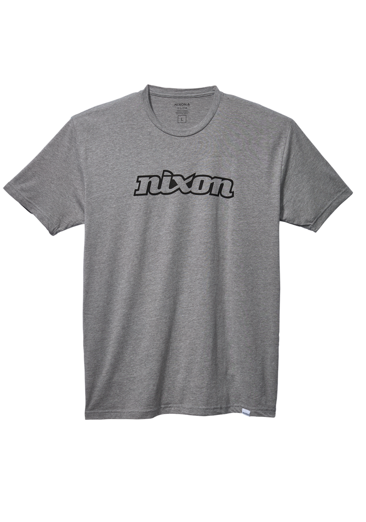OG Script S/S Eco Tee Dark Heather Gray / Black Small