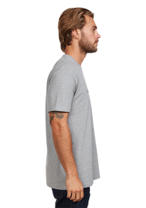 OG Script S/S Eco Tee Dark Heather Gray / Black Small View 4
