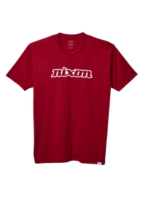 OG Script S/S Eco Tee Cardinal / White Small View 1