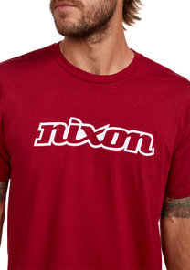 OG Script S/S Eco Tee Cardinal / White Small View 6