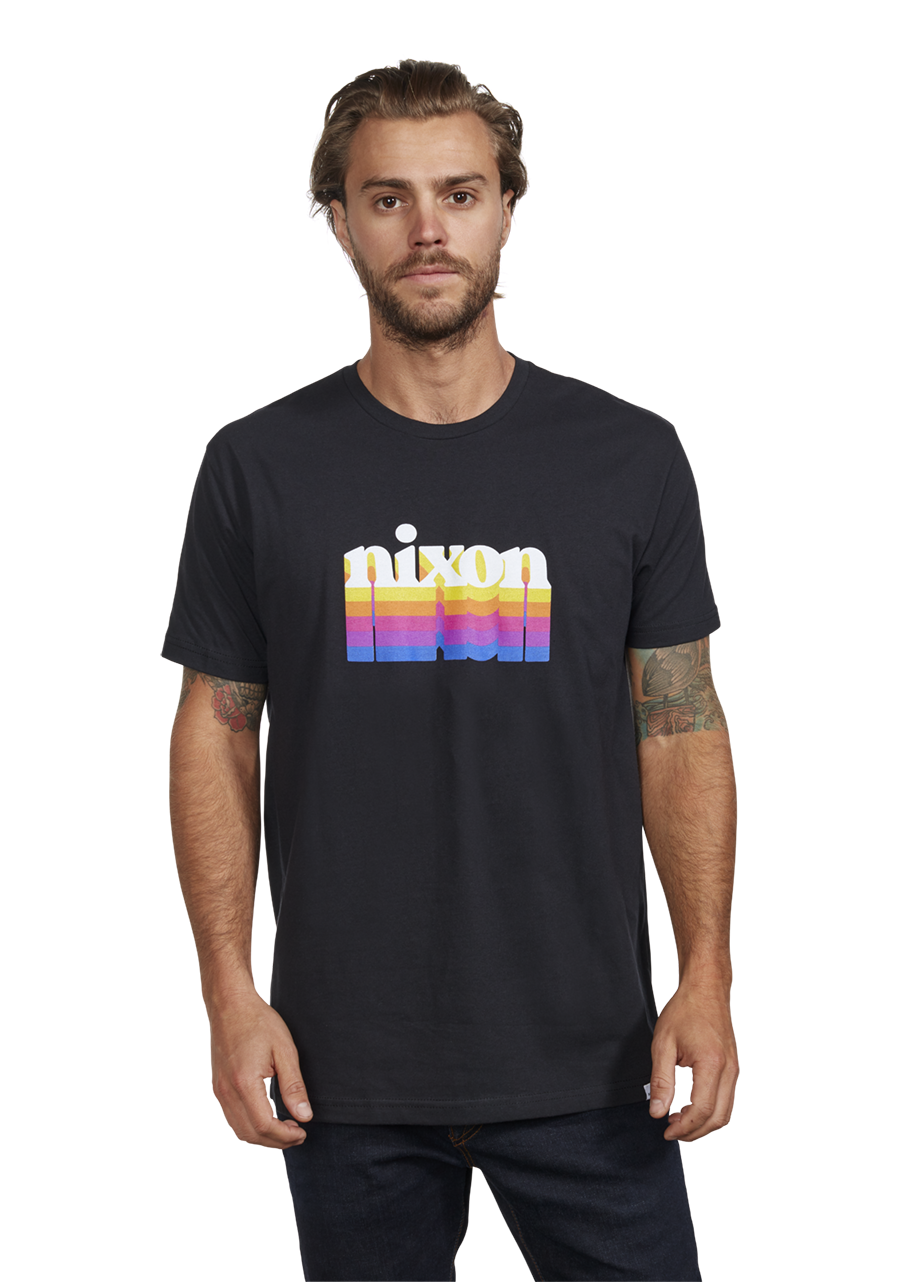 Vibes S S Tee Black White View 15
