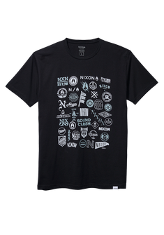 Collector S S Tee Black Multi